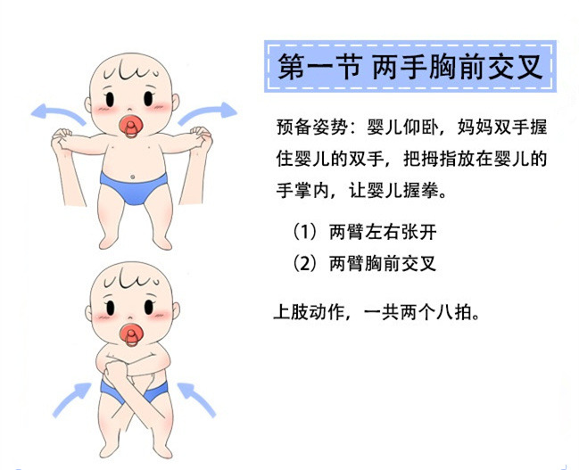 給寶寶做被動(dòng)操好處多，再不做就晚了